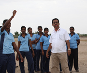 Throwball - Women - Best police coaching centre in tamilnadu